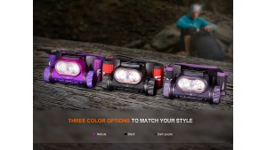 Fenix HM65R-T V2.0 - Lanternă frontală - 1600 Lumeni - 170 Metri - Dark Purple